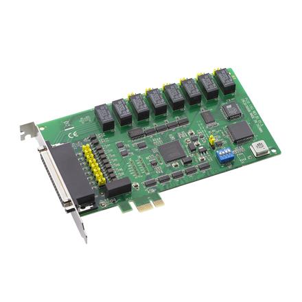 Advantech - Carte PCIE acquisition 8 sorties relais 8 entrées numériques isolées