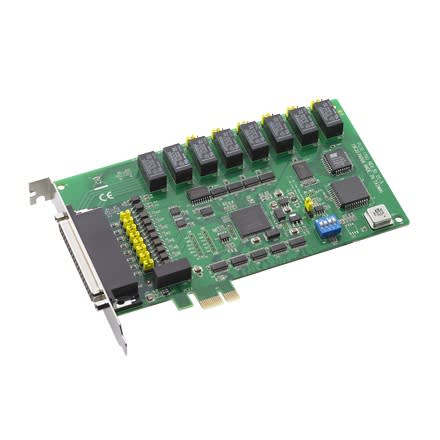 Advantech - Carte PCIE acquisition 8 sorties relais,8 entrées numériques isolées