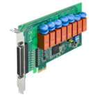Advantech - Carte PCIE acquisition 8 sorties relais, 8 entrées num. isolées, filtre