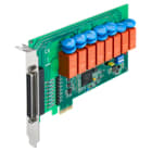 Advantech - Carte PCIE acquisition 8 sorties relais 8 entrées num. isolées filtre numérique