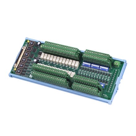 Advantech - Bornier PCLD Connecteur 1x68 contacts SCSI 24E TOR 24S Relais Isolation