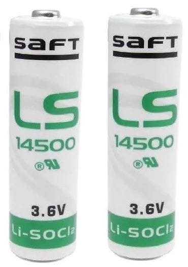 Galium - Pack 2 piles AA Saft 3.6V Lithium Thionyle Chloride 2.6Ah
