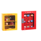 Catu - Armoire murale métal rouge pour rangement cadenas.