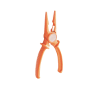 Catu - Pince à becs plats isolante composite 190 mm. Coupe jusqu'à 16 mm² cuivre