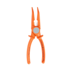 Catu - Pince demi-ronde coudée isolée composite 210 mm. Coupe jusqu'à 16 mm² cuivre