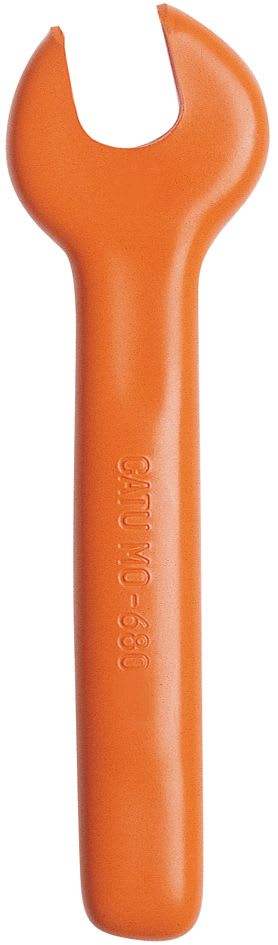 Catu - Clé plate à fourche isolée de 11 mm. Longueur 130 mm