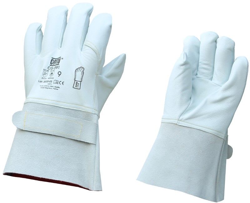 Catu - Surgants en cuir pour gants isolants, domaine HT taille 10