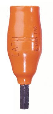 Catu - Douille isolée  6 pans mâle 1/2" de 4 mm.