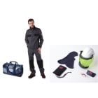 Catu - Kit protection arc flash ATPV 12cal/cm² : casque, visière MO1871, blsn, pant 2XL