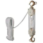 Catu - palan pour travaux sous tension haute tension, cmu 550dan corde 35m
