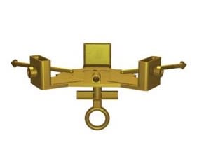 Catu - Bobine dévidoir avec câble de terre et étau de fixation sur piquet de terre