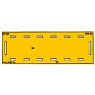 Catu - Plaque alumétal d'identification "IACM" 4 caractères 125 x 60 mm.