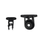 Catu - Support mural de perche diam 16-20 mm, plastique semi-rigide.