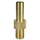 Catu - Jeu de 4 bornes lisses diamètre 10 mm avec fixation par tige filetée M8