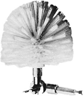 Catu - brosse a tete demi-spherique orientable a embout C via adaptateur