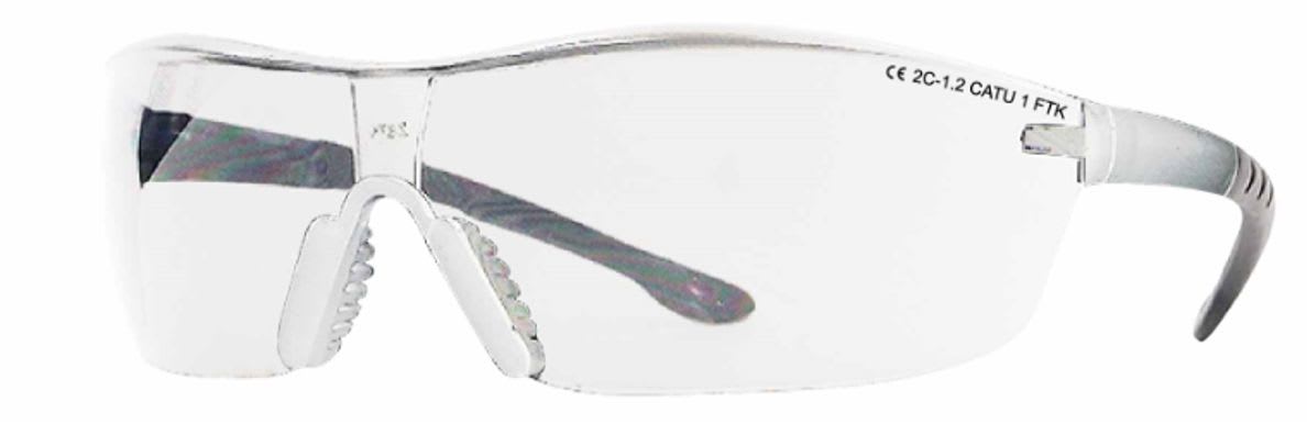 Catu - lunettes de protection pour électricien anti-u.v. incolores en etui