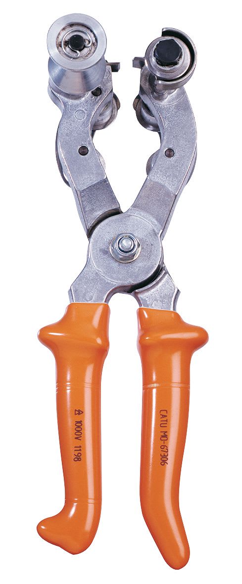 Catu - Pince à dégainer isolée. Capacité : 16 à 35 mm² cuivre, 25 à 150 mm² aluminium.