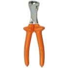 Catu - Pince coupante en bout isolée. Longueur 140 mm. Capacité de Ø 1 à 2 mm acier