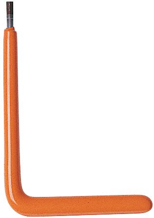 Catu - Clé coudée isolée 6 pans mâle de 12 mm, D90X130 mm.