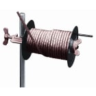 Catu - Bobine dévidoir avec câble de terre et étau de fixation sur piquet de terre
