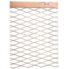 Catu - grille en cuivre metal deploye dimensions 0,56 x 0,40m