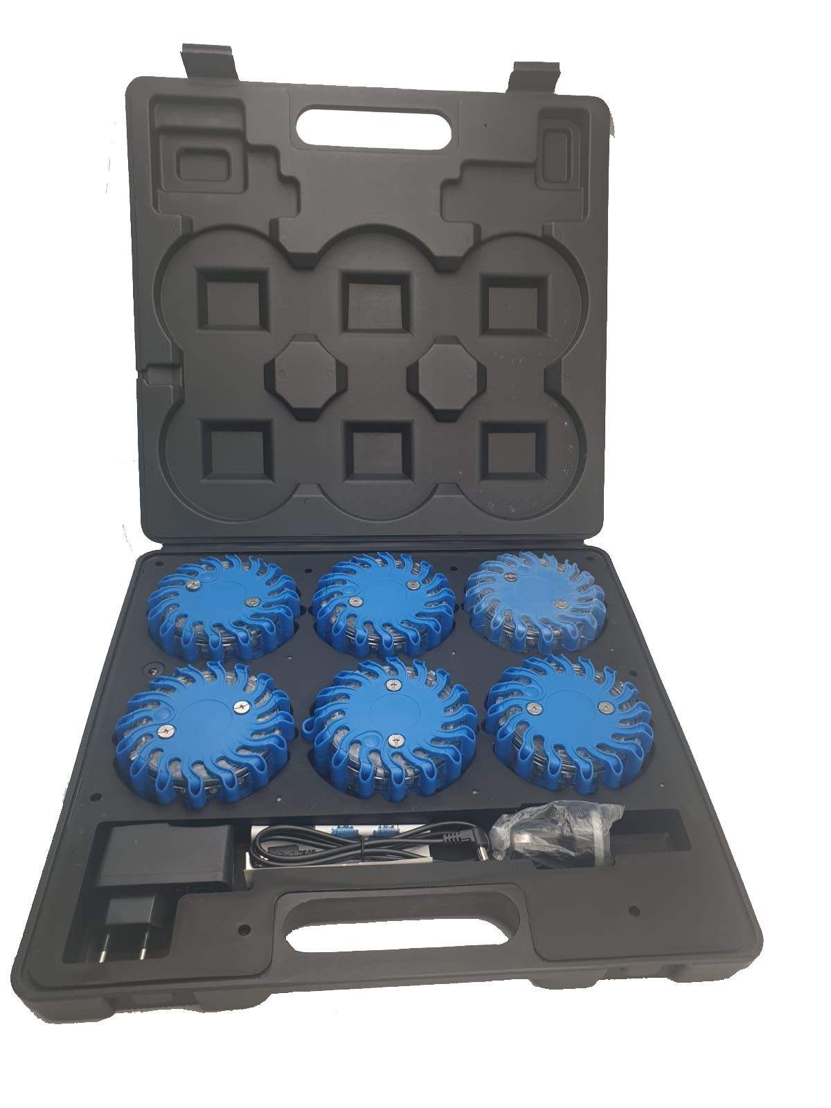 Catu - Lampes de signalisation bleues rechargeables pour travaux