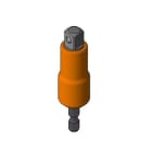 Catu - Adaptateur isolant, embout 6 mm sur plat hexagonal mâle et carré entraîneur 3/8?