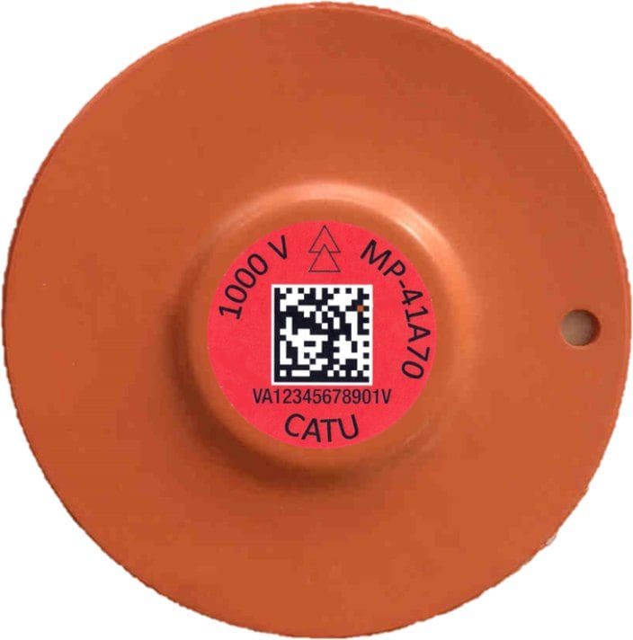 Catu - lot de 4 aimants isoles pour nappe isolante