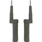 Catu - Jeu de 2 adapteurs de pointes de test pour fiche diamètre 4 mm