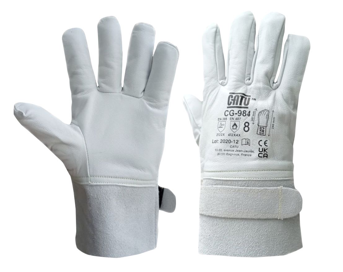 Catu - Surgants en cuir pour gants isolants courts, domaine BT taille 9