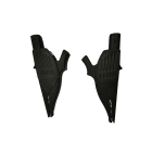 Catu - Pince crocodile IP2X noire avec garde-main pour fiche normalisée de diam 4 mm