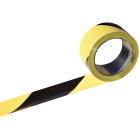 Catu - Ruban de signalisation pour chantier 50mm x 100m jaune et noir