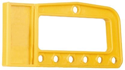 Catu - Poignée en plastique porte cadenas, pour 6 cadenas sans cadenas.