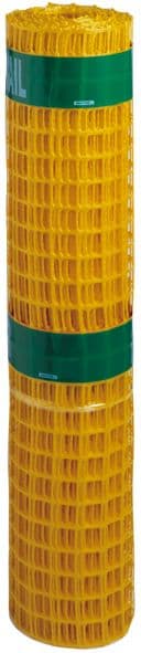 Catu - Grillage en plastique jaune limitant la "Zone de Travail" 20 x 1,2 m.