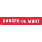 Catu - Balise de signalisation support de chaine pliante avec pied lesté,jaune et noir.