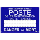 Catu - Panneaux d?id. et de signalisation métalliques - Enedis standardisé. 2x18 vgn.