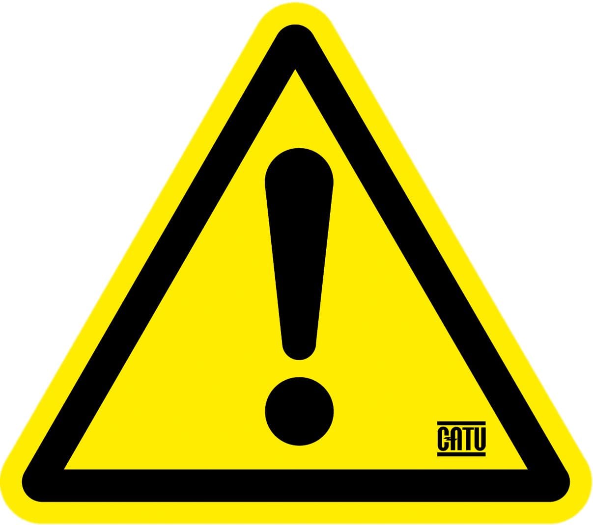 Catu - Etiquette adhésive pour présence de "danger". Dévidoir de 30 unités.