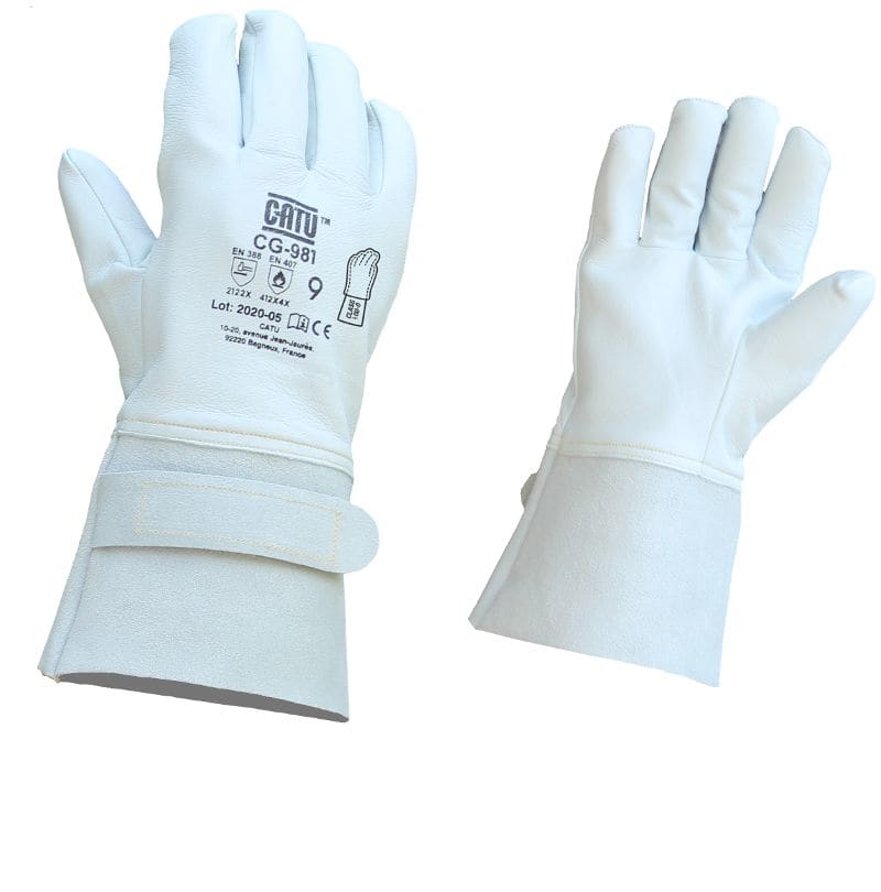 Catu - Surgants en cuir pour gants isolants, domaine BT taille 10