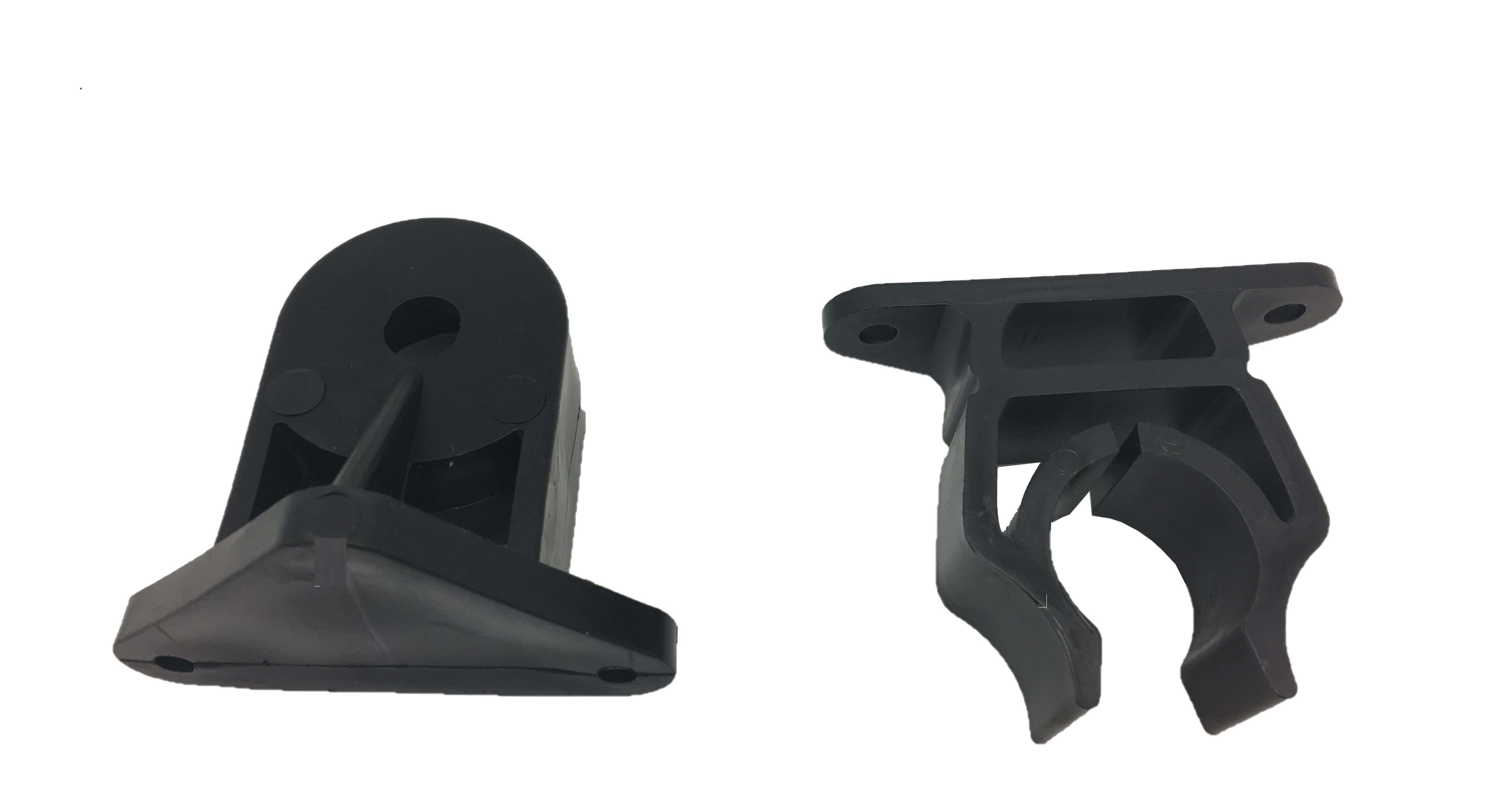 Catu - Support mural perche 28-30 mm, plastique semi-rigide.