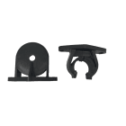 Catu - support mural de perche diam 32-36 mm, plastique semi-rigide.