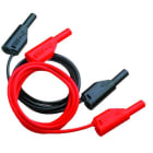 Catu - Jeu de 2 cordons gigognes Noir et Rouge IP2X