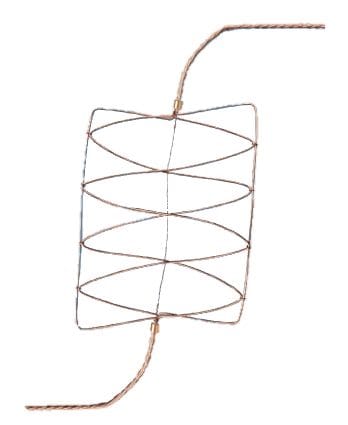 Catu - grille cuivre en cable deploye dimensions 0,45mx2,50m