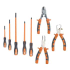 Catu - Kit 8 tournevis isolés bi-matière pour travaux sous tension conforme IEC 60900