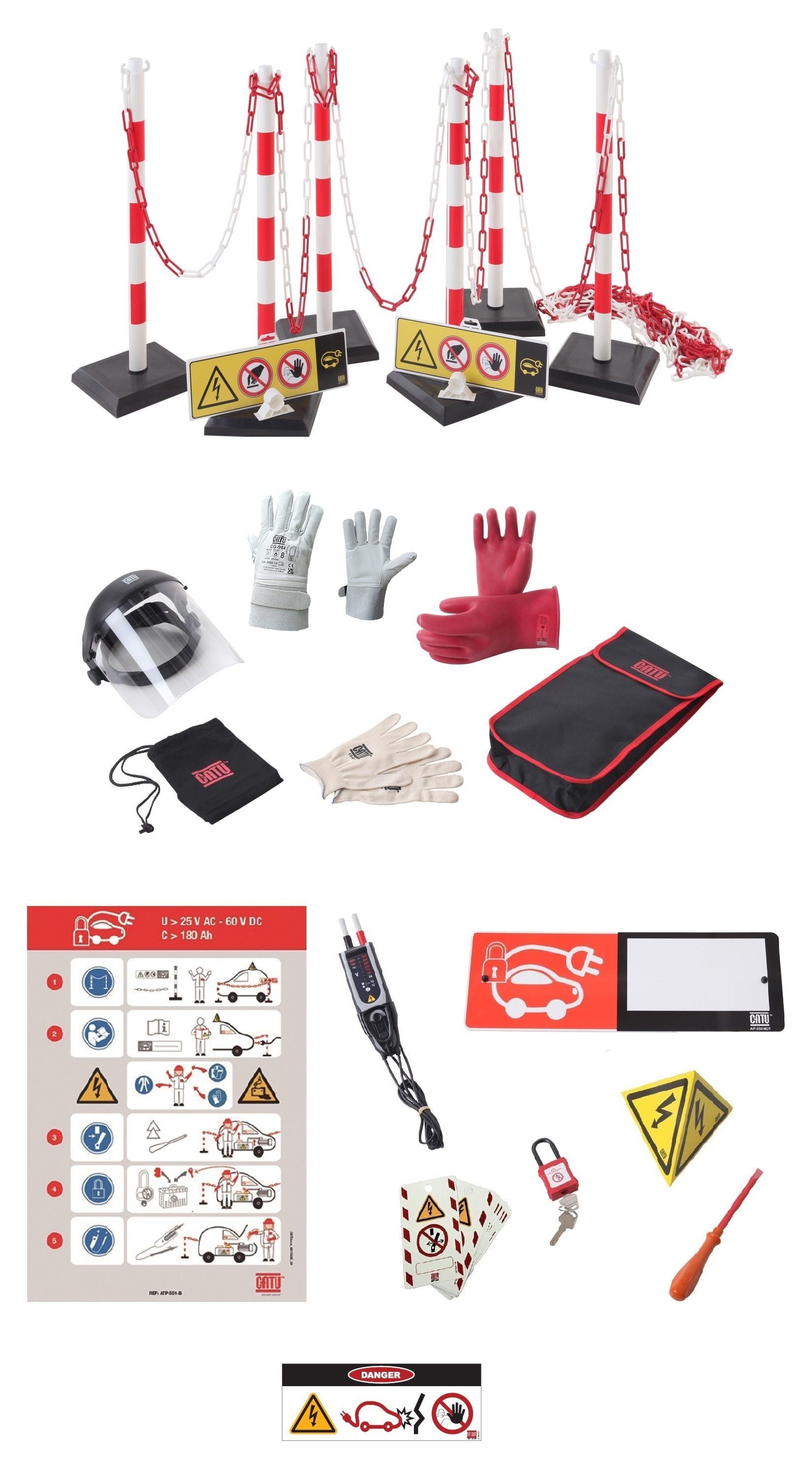 Catu - Kit Garage Pro Véhicules Électriques et Hybrides.