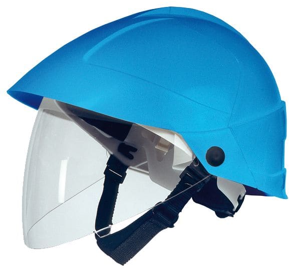 Catu - Casque isolant électricien avec visière intégrée arcflash APC 1, bleu