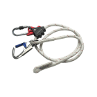 Catu - Longe de maintien au travail. Corde polyamide totale 3 m et Ø 12 mm