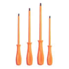 Catu - Jeu de 4 tournevis isolés plats de 3-4-6,5-8 mm