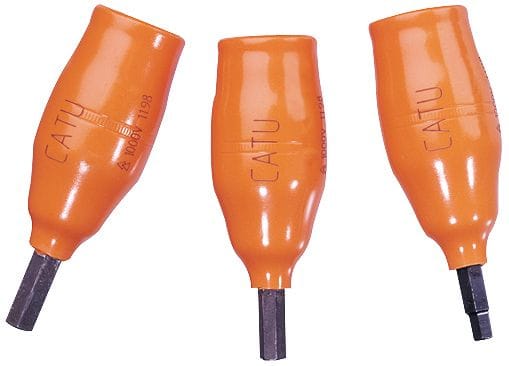 Catu - Douille isolée 6 pans mâle 3/8" de 10 mm.