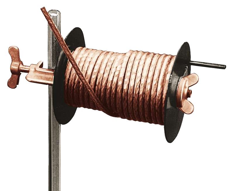 Catu - Bobine dévidoir avec câble de terre et étau de fixation sur piquet de terre