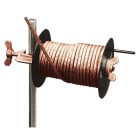 Catu - Bobine dévidoir avec câble de terre et étau de fixation sur piquet de terre